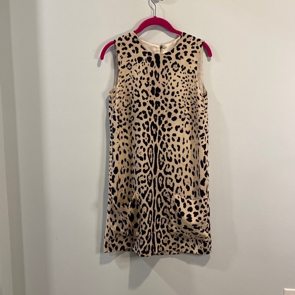Dolce & Gabbana leopard print shift dress 40/4 - Picture 2 of 4